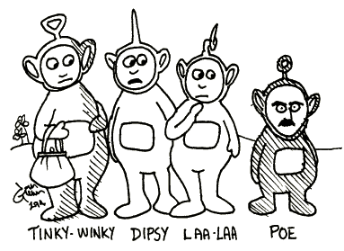 Tinky-Winky, Dipsy, La La and Poe