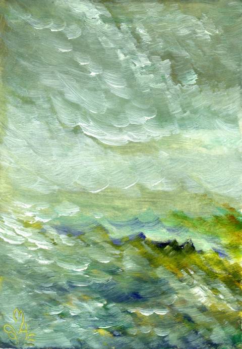 Second Mae Strelkov oil painting