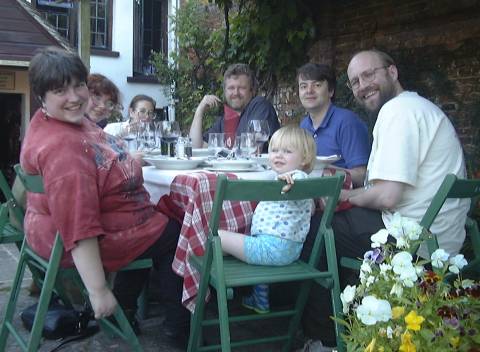 Photograph: The Cabal in Ostia Antica restaurant