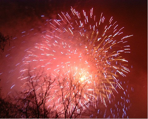 Photo: Fireworks over London