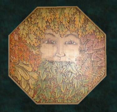 Green Man Plaque